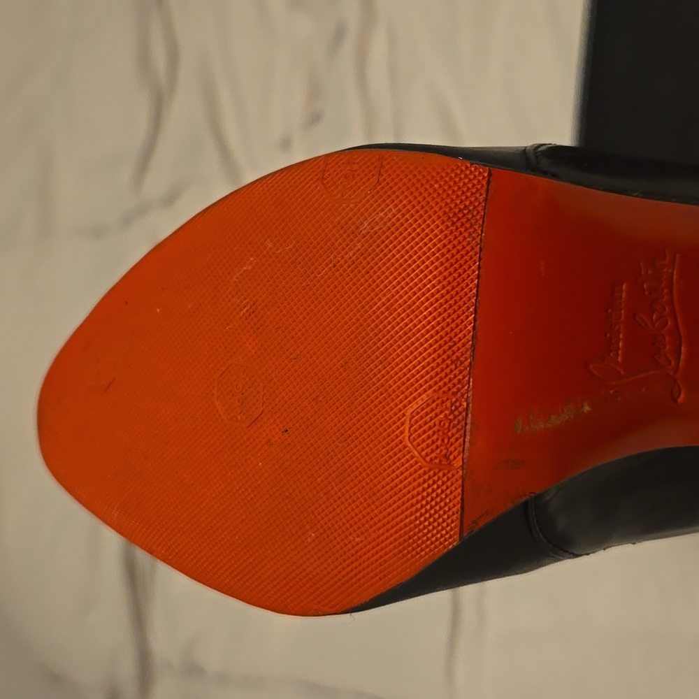 HP! Christian Louboutin D'Orsay Booties- Comes With Dust Bag - Picture 15 of 17
